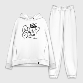 Женский костюм хлопок Oversize с принтом SLEEP Тони Тони Чоппер | One Piece в городе Новоалтайск,  |  | one piece | tony tony chopper | аниме | большой куш | ван пис | великий флот | вон пис | врач | любитель сладкой ваты | манга | ниндзя пирато минко самурайский альянс | пират | пираты соломенной шляпы