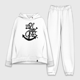 Женский костюм хлопок Oversize с принтом Пираты Соломенной Шляпы One Piece в городе Новоалтайск,  |  | anime | manga | one piece | аниме | большой куш | ван пис | весёлый роджер | вон пис | король пиратов | логотип | манга | монки д. луффи | мугивары | перекрещённый костями | пират | пиратский флаг