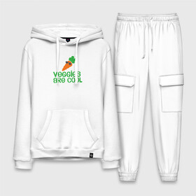 Мужской костюм хлопок с толстовкой с принтом Veggies Are Cool в городе Новоалтайск,  |  | green | greenpaece | nature | sport | vegan | yoga | веган | вегетарианец | гринпис | еда | животные | жизнь | здоровье | зеленый | йога | мир | овощи | пища | планета | природа | растение | спорт | тело | фрукты