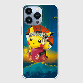 Чехол для iPhone 13 Pro с принтом Пикачу гейша в городе Новоалтайск,  |  | anime | picachu | pikachu | аниме | милый | пика | пикачу | покебол | покемон