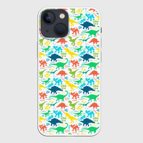 Чехол для iPhone 13 mini с принтом DINOSAUR в городе Новоалтайск,  |  | dinosaur | dinosaur era | pangolin | predator | pterodactyl | reptile | reptiloid | the dragon | the serpent | tyrannosaurus | динозавр | дракон | ледниковый период | птеродактиль | тираннозавр | хищник | эра динозавров | юрский пер