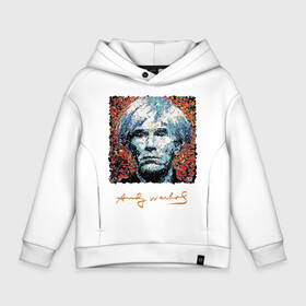 Детское худи Oversize хлопок с принтом Andy Warhol в городе Новоалтайск, френч-терри — 70% хлопок, 30% полиэстер. Мягкий теплый начес внутри —100% хлопок | боковые карманы, эластичные манжеты и нижняя кромка, капюшон на магнитной кнопке | Тематика изображения на принте: andy warhol | art | legend | pop art | portrait | signature | искусство | легенда | подпись | поп арт | портрет | энди уорхол