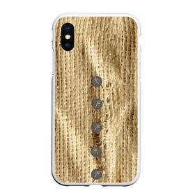 Чехол для iPhone XS Max матовый с принтом Мешок счастья в городе Новоалтайск, Силикон | Область печати: задняя сторона чехла, без боковых панелей | мешковатый | мешок | плетение | прикол | циновка | эко | экологично