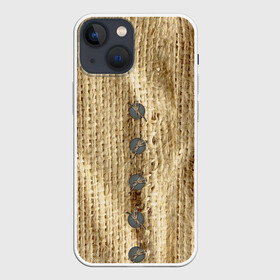 Чехол для iPhone 13 mini с принтом Мешок счастья в городе Новоалтайск,  |  | мешковатый | мешок | плетение | прикол | циновка | эко | экологично