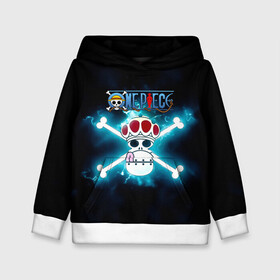 Детская толстовка 3D с принтом Пираты Вапола One Piece в городе Новоалтайск, 100% полиэстер | двухслойный капюшон со шнурком для регулировки, мягкие манжеты на рукавах и по низу толстовки, спереди карман-кенгуру с мягким внутренним слоем | anime | one piece | plate wapol | аниме | бликинг | большой куш | ван пис | вапол | весёлый роджер | вон пис | исси 100 | король пиратов | корона | кости | куромаримо | манга | пират | пираты вапола | робсон | уон пис
