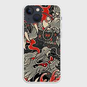 Чехол для iPhone 13 mini с принтом Китайский Дракон, China Dragon в городе Новоалтайск,  |  | chinese dragon | dhina dragon | dragon | азиатский дракон | восточный дракон | дракон | китайские драконы | китайский дракон | красный дракон | традиционный китайский дракон | японский дракон