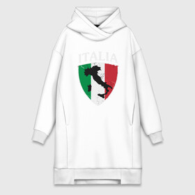 Платье-худи хлопок с принтом Italia в городе Новоалтайск,  |  | football | forza | italia | italy | milan | rome | sport | гол | евро | европа | италия | итальянец | кубок | манчини | милан | рим | спорт | тренер | тупист | фанат | футбол | футболист | чемпион
