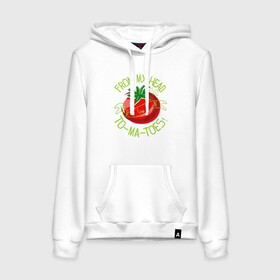 Женская толстовка хлопок с принтом Tomatoes в городе Новоалтайск, френч-терри, мягкий теплый начес внутри (100% хлопок) | карман-кенгуру, эластичные манжеты и нижняя кромка, капюшон с подкладом и шнурком | green | greenpaece | nature | sport | vegan | yoga | веган | вегетарианец | гринпис | еда | животные | жизнь | здоровье | зеленый | йога | мир | овощи | пища | планета | помидор | природа | растение | спорт | тело | фрукты