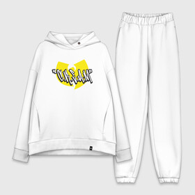 Женский костюм хлопок Oversize с принтом CREAM   Wu Tang в городе Новоалтайск,  |  | black | cream | gza | hip hop | method man | music | new york | odb | old school | rap | rza | wu tang | wu tang clan | аудио | винил | ву тэнг | граффити | диджей | кассета | микрофон | музыка | нью йорк | пластинка | рэп | рэпер | хип хоп