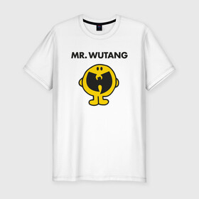 Мужская футболка хлопок Slim с принтом Mr. Wu-Tang в городе Новоалтайск, 92% хлопок, 8% лайкра | приталенный силуэт, круглый вырез ворота, длина до линии бедра, короткий рукав | Тематика изображения на принте: black | gza | hip hop | method man | music | new york | odb | old school | rap | rza | wu tang | wu tang clan | аудио | винил | ву тэнг | граффити | диджей | кассета | микрофон | музыка | нью йорк | пластинка | рэп | рэпер | хип хоп