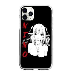 Чехол для iPhone 11 Pro Max матовый с принтом NINO SF 3D в городе Новоалтайск, Силикон |  | Тематика изображения на принте: бело красный | глаза | лицо | нино | смотрит