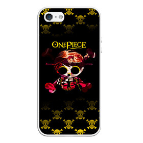 Чехол для iPhone 5/5S матовый с принтом Пираты Соломенной Шляпы | One Piece в городе Новоалтайск, Силикон | Область печати: задняя сторона чехла, без боковых панелей | anime | manga | one piece | аниме | большой куш | ван пис | весёлый роджер | вон пис | король пиратов | логотип | манга | монки д. луффи | мугивары | перекрещённый костями | пират | пиратский флаг