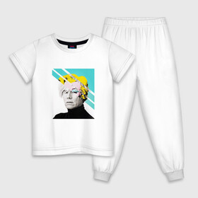 Детская пижама хлопок с принтом Энди Уорхол | Andy Warhol в городе Новоалтайск, 100% хлопок |  брюки и футболка прямого кроя, без карманов, на брюках мягкая резинка на поясе и по низу штанин
 | andy warhol | художник | энди уорхол