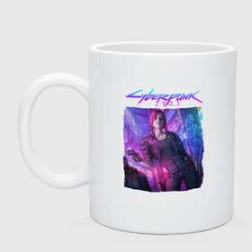 Кружка керамическая с принтом CYBERPUNK 2077 | КИБЕРПАНК (Z) в городе Новоалтайск, керамика | объем — 330 мл, диаметр — 80 мм. Принт наносится на бока кружки, можно сделать два разных изображения | Тематика изображения на принте: cd project red | cyberpunk 2077 | demon | keanu reeves | samurai | smile | vi | арасака | ви | демон | киану ривз | киберпанк 2077 | найт сити | самураи | смайл