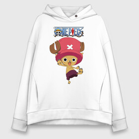 Женское худи Oversize хлопок с принтом Тони Тони Чоппер | One Piece в городе Новоалтайск, френч-терри — 70% хлопок, 30% полиэстер. Мягкий теплый начес внутри —100% хлопок | боковые карманы, эластичные манжеты и нижняя кромка, капюшон на магнитной кнопке | one piece | tony tony chopper | аниме | большой куш | ван пис | великий флот | вон пис | врач | любитель сладкой ваты | манга | ниндзя пирато минко самурайский альянс | пират | пираты соломенной шляпы