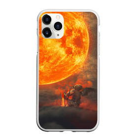 Чехол для iPhone 11 Pro Max матовый с принтом РАДИАЦИОННОЕ СОЛНЦЕ (Z) в городе Новоалтайск, Силикон |  | cosmos | space | sun | готика | звезда | космический творец | космос | противогаз | радиационное | солнце | творец
