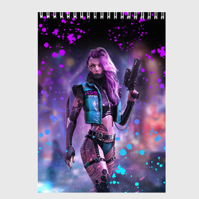 Скетчбук с принтом CYBERPUNK 2077 NEON | КИБЕРПАНК НЕОН (Z) в городе Новоалтайск, 100% бумага
 | 48 листов, плотность листов — 100 г/м2, плотность картонной обложки — 250 г/м2. Листы скреплены сверху удобной пружинной спиралью | Тематика изображения на принте: cd project red | cyberpunk 2077 | demon | keanu reeves | samurai | smile | vi | арасака | ви | демон | киану ривз | киберпанк 2077 | найт сити | самураи | смайл