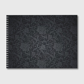 Альбом для рисования с принтом Dark Pattern в городе Новоалтайск, 100% бумага
 | матовая бумага, плотность 200 мг. | dark | pattern | retro | vector | иллюстрация