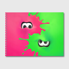 Альбом для рисования с принтом Splatoon в городе Новоалтайск, 100% бумага
 | матовая бумага, плотность 200 мг. | Тематика изображения на принте: capcom | colorful | gamers | games | nintendo | switch
