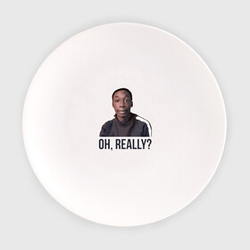 Тарелка с принтом Oh,  Really? в городе Новоалтайск, фарфор | диаметр - 210 мм
диаметр для нанесения принта - 120 мм | Тематика изображения на принте: easy | khaby | khaby lame | khaby00 | lame | life hack | mem | лайм | лайф хак | мем | мемы | хаби | хаби лайм