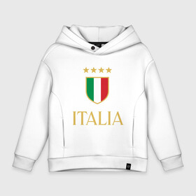 Детское худи Oversize хлопок с принтом Italia Stars в городе Новоалтайск, френч-терри — 70% хлопок, 30% полиэстер. Мягкий теплый начес внутри —100% хлопок | боковые карманы, эластичные манжеты и нижняя кромка, капюшон на магнитной кнопке | Тематика изображения на принте: football | forza | italia | italy | milan | rome | sport | гол | евро | европа | италия | итальянец | кубок | манчини | милан | рим | спорт | тренер | турист | фанат | футбол | футболист | чемпион