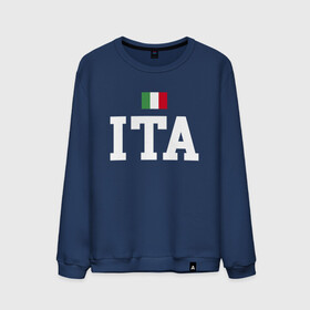 Мужской свитшот хлопок с принтом Italy Team в городе Новоалтайск, 100% хлопок |  | football | forza | italia | italy | milan | rome | sport | гол | евро | европа | италия | итальянец | кубок | манчини | милан | рим | спорт | тренер | турист | фанат | футбол | футболист | чемпион
