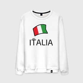 Мужской свитшот хлопок с принтом Italia 2021 в городе Новоалтайск, 100% хлопок |  | football | forza | italia | italy | milan | rome | sport | гол | евро | европа | италия | итальянец | кубок | манчини | милан | рим | спорт | тренер | турист | фанат | футбол | футболист | чемпион