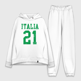 Женский костюм хлопок Oversize с принтом Italia 21 в городе Новоалтайск,  |  | football | forza | italia | italy | milan | rome | sport | гол | евро | европа | италия | итальянец | кубок | манчини | милан | рим | спорт | тренер | турист | фанат | футбол | футболист | чемпион