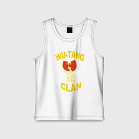 Детская майка хлопок с принтом Wu-Tang Power в городе Новоалтайск,  |  | black | cream | gza | hip hop | method man | music | new york | odb | old school | rap | rza | wu tang | wu tang clan | аудио | винил | ву тэнг | граффити | диджей | кассета | микрофон | музыка | нью йорк | пластинка | рэп | рэпер | хип хоп