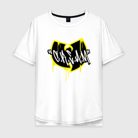 Мужская футболка хлопок Oversize с принтом Wu-Tang CREAM в городе Новоалтайск, 100% хлопок | свободный крой, круглый ворот, “спинка” длиннее передней части | Тематика изображения на принте: black | cream | gza | hip hop | method man | music | new york | odb | old school | rap | rza | wu tang | wu tang clan | аудио | винил | ву тэнг | граффити | диджей | кассета | микрофон | музыка | нью йорк | пластинка | рэп | рэпер | хип хоп