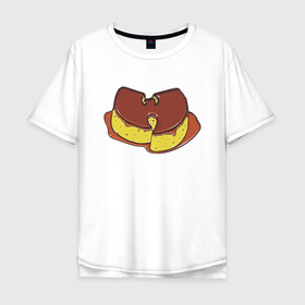 Мужская футболка хлопок Oversize с принтом Wu-Tang Cookie в городе Новоалтайск, 100% хлопок | свободный крой, круглый ворот, “спинка” длиннее передней части | Тематика изображения на принте: black | cream | gza | hip hop | method man | music | new york | odb | old school | rap | rza | wu tang | wu tang clan | аудио | винил | ву тэнг | граффити | диджей | кассета | микрофон | музыка | нью йорк | пластинка | рэп | рэпер | хип хоп