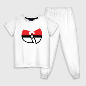 Детская пижама хлопок Wu-Tang Poke: в городе Новоалтайск, 100% хлопок |  брюки и футболка прямого кроя, без карманов, на брюках мягкая резинка на поясе и по низу штанин
 | black | cream | gza | hip hop | method man | music | new york | odb | old school | rap | rza | wu tang | wu tang clan | аудио | винил | ву тэнг | граффити | диджей | кассета | микрофон | музыка | нью йорк | пластинка | рэп | рэпер | хип хоп