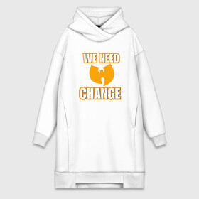 Платье-худи хлопок с принтом We Need Change в городе Новоалтайск,  |  | black | cream | gza | hip hop | method man | music | new york | odb | old school | rap | rza | wu tang | wu tang clan | аудио | винил | ву тэнг | граффити | диджей | кассета | микрофон | музыка | нью йорк | пластинка | рэп | рэпер | хип хоп