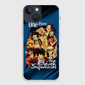 Чехол для iPhone 13 mini с принтом One Piece | The Eleven Supernovas в городе Новоалтайск,  |  | anime | manga | monkey d. luffy | one piece | аниме | большой куш | ван пис | вон пис | гол д. роджер | король пиратов | луфи | луффи | манга | манки д. луффи | нами | пират | портгас д. эйс | ророноа зоро | соломенная шляпа
