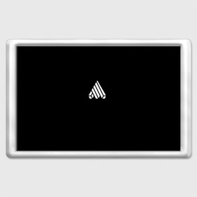 Магнит 45*70 с принтом Magic Music Record | MasterBroke | White on Black в городе Новоалтайск, Пластик | Размер: 78*52 мм; Размер печати: 70*45 | magic | masterbroke | music | record | white on black | белый на черном | знаменитость | музыкант | черная