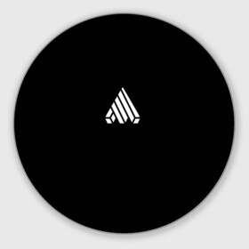 Коврик для мышки круглый с принтом Magic Music Record | MasterBroke | White on Black в городе Новоалтайск, резина и полиэстер | круглая форма, изображение наносится на всю лицевую часть | Тематика изображения на принте: magic | masterbroke | music | record | white on black | белый на черном | знаменитость | музыкант | черная