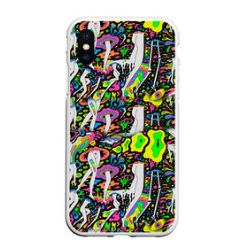 Чехол для iPhone XS Max матовый с принтом Психоделика / Абстракция в городе Новоалтайск, Силикон | Область печати: задняя сторона чехла, без боковых панелей | pop art | абстракция | арт | геометрия | девушка | космос | круги | ноги | психоделика