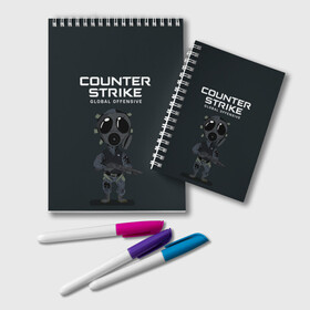 Блокнот с принтом CS GO | COUNTER TERRORIS (Z) в городе Новоалтайск, 100% бумага | 48 листов, плотность листов — 60 г/м2, плотность картонной обложки — 250 г/м2. Листы скреплены удобной пружинной спиралью. Цвет линий — светло-серый
 | Тематика изображения на принте: astralis | awp | counter strike | cs go | cs go global offensive | cs:go | faze clan | hyper beast | team liquid | астралис | кс го | тим ликвид | фейз клан | хайпер бист