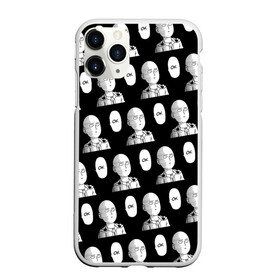Чехол для iPhone 11 Pro матовый с принтом ONE-PUNCH MAN | ВАН ПАНЧ МАН (Z) в городе Новоалтайск, Силикон |  | Тематика изображения на принте: anime | ok | one punch man | onepunchman | oppai | saitama | аниме | ван панч мен | ванпанчмен | лысый | макото | ок | окей | сайтама | человек один удар