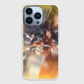 Чехол для iPhone 13 Pro с принтом МИА С ХЯККИМАРУ | ДОРОРО (Z) в городе Новоалтайск,  |  | anime | dororo | hyakkimaru | jorogumo | manga | shogakukan | аниме | демон | джорогумо | джукай | дороро | манга | мио | монстр | нуи но ката | оджия | паук | паучиха | такебо | тахомару | упырь | фентази | фэнтази | хяккимару