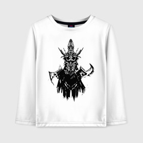 Детский лонгслив хлопок с принтом Мортред Phantom Assasin DOTA2 в городе Новоалтайск, 100% хлопок | круглый вырез горловины, полуприлегающий силуэт, длина до линии бедер | dota | dota 2 | dota фантомка | dota2 | dota2 фантомка | phantom dota 2 | phantom dota2 | аркана фантомки | дота фантом | дота фантом ассасин | мортред | мортред dota 2 | фантомка | фантомк