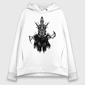 Женское худи Oversize хлопок с принтом Мортред Phantom Assasin DOTA2 в городе Новоалтайск, френч-терри — 70% хлопок, 30% полиэстер. Мягкий теплый начес внутри —100% хлопок | боковые карманы, эластичные манжеты и нижняя кромка, капюшон на магнитной кнопке | dota | dota 2 | dota фантомка | dota2 | dota2 фантомка | phantom dota 2 | phantom dota2 | аркана фантомки | дота фантом | дота фантом ассасин | мортред | мортред dota 2 | фантомка | фантомк