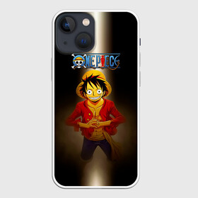 Чехол для iPhone 13 mini с принтом Луффи One Piece. Большой куш в городе Новоалтайск,  |  | anime | manga | monkey d. luffy | one piece | аниме | большой куш | ван пис | веселый роджер | вон пис | капитан | король пиратов | луси | луфи | луффи | манга | манки д. луффи | мугивара | пират | пираты белоуса