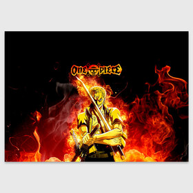 Поздравительная открытка с принтом Зоро в огне | One Piece. Большой куш в городе Новоалтайск, 100% бумага | плотность бумаги 280 г/м2, матовая, на обратной стороне линовка и место для марки
 | Тематика изображения на принте: anime | manga | one piece | zoro roronoa | аниме | большой куш | ван пис | великий флот | вон пис | зородзюро | король пиратов | манга | мечник | охотник за головами | охотник на пиратов | пират
