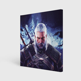 Холст квадратный с принтом THE WITCHER / GERALT OF RIVIA в городе Новоалтайск, 100% ПВХ |  | Тематика изображения на принте: the witcher | ведьмак | геральт | зе витчер | игра | компьютерная игра