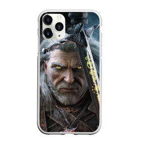 Чехол для iPhone 11 Pro матовый с принтом THE WITCHER ГЕРАЛЬТ в городе Новоалтайск, Силикон |  | the witcher | ведьмак | геральт | зе витчер | игра | компьютерная игра