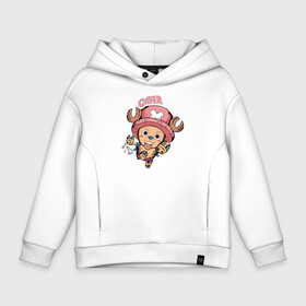 Детское худи Oversize хлопок с принтом Тони Тони Чоппер | One Piece в городе Новоалтайск, френч-терри — 70% хлопок, 30% полиэстер. Мягкий теплый начес внутри —100% хлопок | боковые карманы, эластичные манжеты и нижняя кромка, капюшон на магнитной кнопке | one piece | tony tony chopper | аниме | большой куш | ван пис | великий флот | вон пис | врач | любитель сладкой ваты | манга | ниндзя пирато минко самурайский альянс | пират | пираты соломенной шляпы
