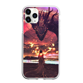 Чехол для iPhone 11 Pro матовый с принтом ЗМЕЙ ДРАКОНОВИЧ АПОКАЛИСИСОВ в городе Новоалтайск, Силикон |  | Тематика изображения на принте: арт | девушка | дракон | змея | монстр | фентези | чудовище