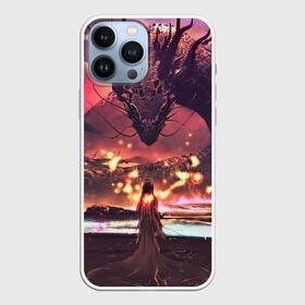 Чехол для iPhone 13 Pro Max с принтом ЗМЕЙ ДРАКОНОВИЧ АПОКАЛИСИСОВ в городе Новоалтайск,  |  | арт | девушка | дракон | змея | монстр | фентези | чудовище