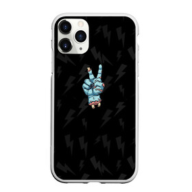 Чехол для iPhone 11 Pro матовый с принтом Победный fuck в городе Новоалтайск, Силикон |  | art | pop art | арт | молния | победа | поп арт | рука